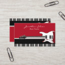 Search for music teacher business cards Singer