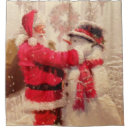 Search for vintage santa claus shower curtains Festive