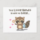 Search for cute raccoons postcards For her