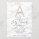 Search for marble baby shower invitations Chic