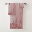 Search for pink and gold bath towels Sparkle