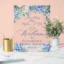 Search for something blue bridal shower signs Blue and white
