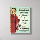 Search for meme canvas prints Humour