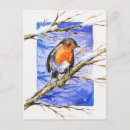 Search for robin painting postcards Snow