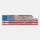 Search for support troops bumper stickers Conservative