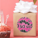 Search for womans birthday stickers 50th