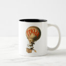 Search for steampunk cat mugs Hot air balloon