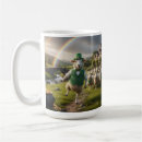 Search for dancing leprechaun mugs Green
