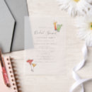 Search for elegant cocktail bridal shower invitations Modern