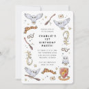 Search for hogwarts party invitations Magical owl design