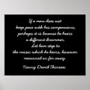 Search for drummer art Henry david thoreau quotes