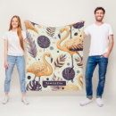 Search for flamingo blankets Vintage