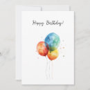 Search for ballons cards Minimalist