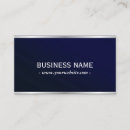 Search for blue metal business cards Stylish