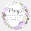Search for purple floral thank you stickers Boho bohemian