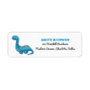 Search for funny return address labels Blue