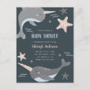 Search for narwhal baby shower invitations Nautical