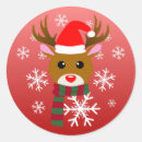 Search for red nose stickers Red nosed reindeer