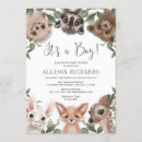 Search for woodland baby boy shower invitations It's a boy