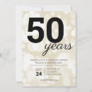 Search for fiftieth wedding invitations Champagne