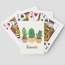Search for cartoon cactus playing cards Cute