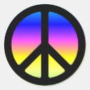 Search for rainbow peace symbol stickers Pink