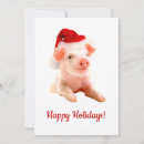 Search for hog christmas cards Pig