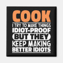 Search for baking lovers magnets Chef