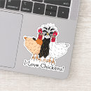 Search for cartoon hen stickers Farm