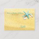 Search for seashell place cards Aqua