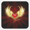 Search for red wings stickers Heart