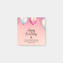 Search for happy birthday post it notes Gold balloon birthday