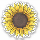 Search for cartoon sunflower stickers Floral
