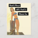 Search for bikini funny postcards For her