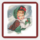 Search for vintage holly stickers Winter