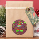 Search for elves stickers Funny christmas