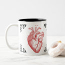 Search for anatomical heart mugs Vintage