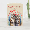Search for otter valentines day cards Cute