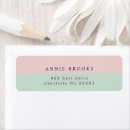 Search for trendy return address labels Colourful