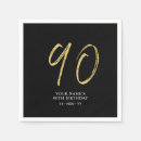 Search for black and gold napkins Chic