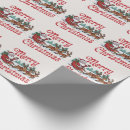 Search for sleigh wrapping paper Vintage santa claus