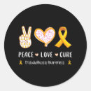 Search for peace love cure stickers Men