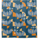 Search for funky shower curtains Mid century modern