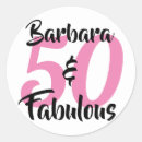 Search for 50 year old birthday stickers Fifty and fabulous