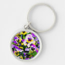 Search for flowering pansy key rings Pansies