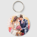 Search for cute bride key rings Bride and groom