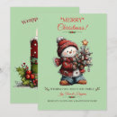 Search for cute watercolor christmas cards Snowman