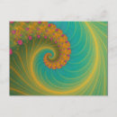 Search for green waves postcards Turquoise