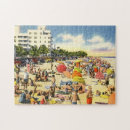 Search for beach scene puzzles Vintage