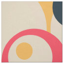 Search for geometric circle patterns fabric Abstract
